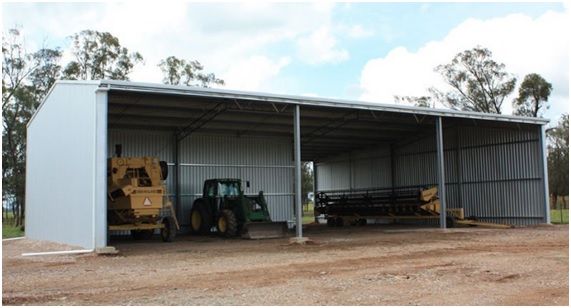 Estrutura metálica comercial